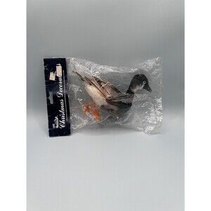 Christmas Decoration Duck Prop Vintage Bronson New In Package